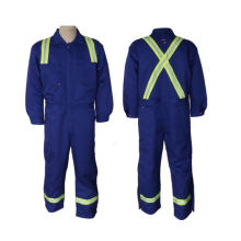 Flame Resistant Coverall Made of 100%Polyester (DFW1007)